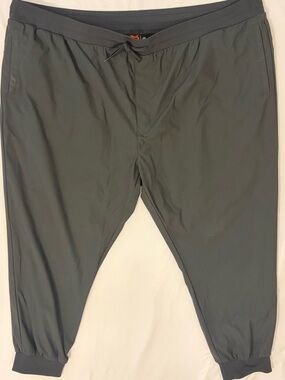 Society of One 4x Performance Double-Knit Ribbed-Hem Joggers